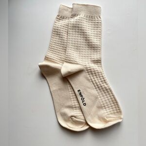 NWOT Japan 🇯🇵 brand Enfold cream socks